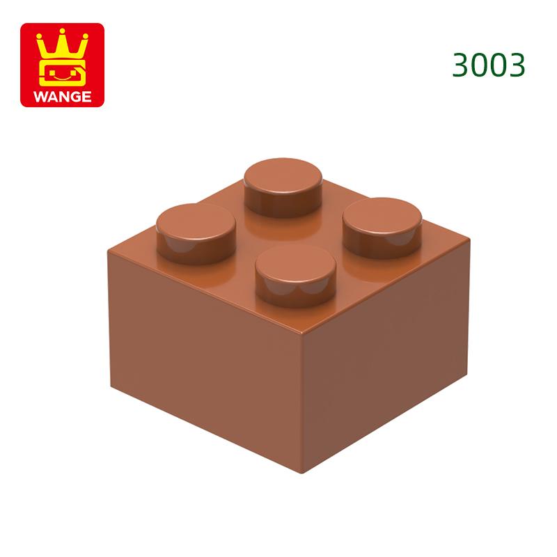 Non-Toxic 77Pcs/Lot 3003 2X2 High 4-Hole Building Blocks Moc Color Parts Compatible With Bricks Diy Children Toy Assembly Gift Box