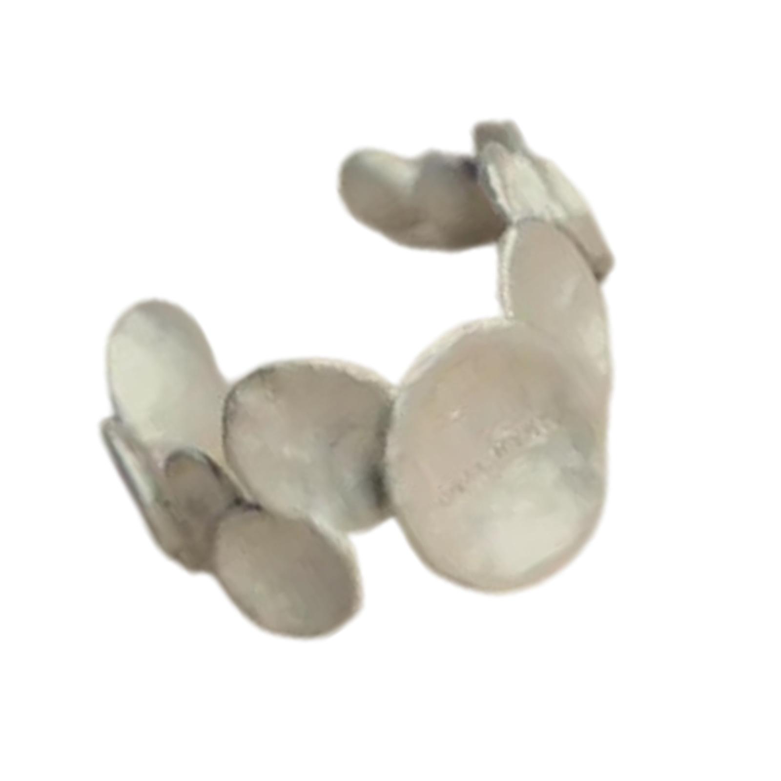

Contemporary Asymmetrical Ring Polished Alloy Designs Finger Accessories Versatile Accessory For Trendy Outfits 1