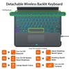 Hot Selling Ultra Thin Multi Angle Adjustable Keyboard Case with Detachable 7RGB Backlight Redmi Pad Pro Wireless Keyboard Case