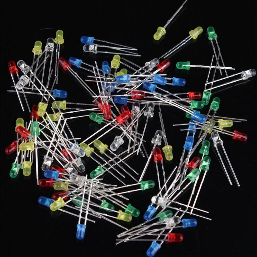 Blue Mixed Color Bulb DIY Kit Set Emitting Diodes Ultra Bright Light Bead LED Diode Kit 3 Mm 5mm