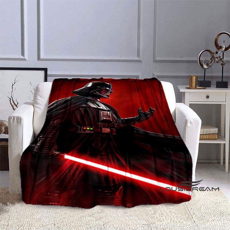 This Star Wars Cartoon Print Blanket Is Suitable for Use On Sofas, Beds, Travel, Camping, and Also Makes A Great Gift.