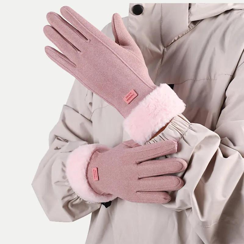 Women's Gloves Warm Windproof Winter Gloves For Women Cold Resistant Touch Screen Gloves Finger gloves Halloween Accessories