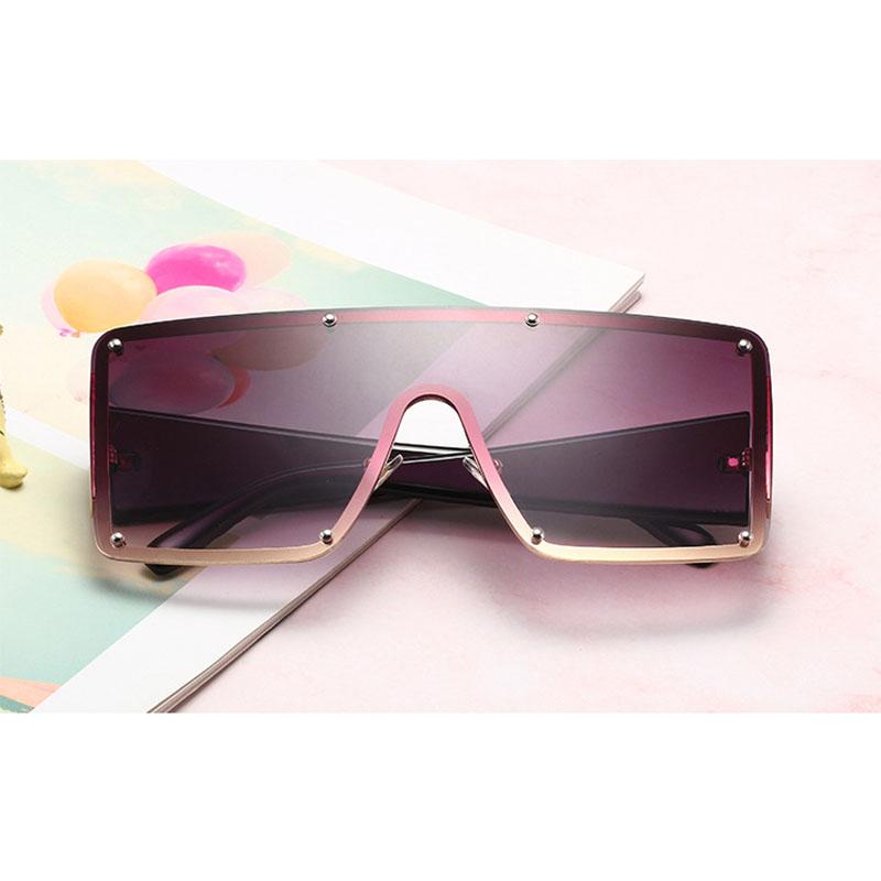 New Large Frame Joined Body Sunglasses Women Brand Designer Luxury Sun Glasses Outdoor Leisure Women Eyewear Uv400