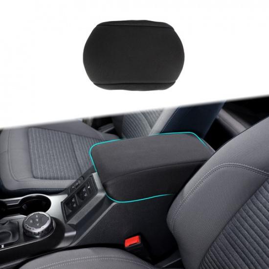 Black Car Center Central Armrest Cover Cushion Mat for Ford Bronco -2024 US