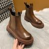 New Thick-soled, Skinny Ankle Boots for Women's Shoes, A Bestseller