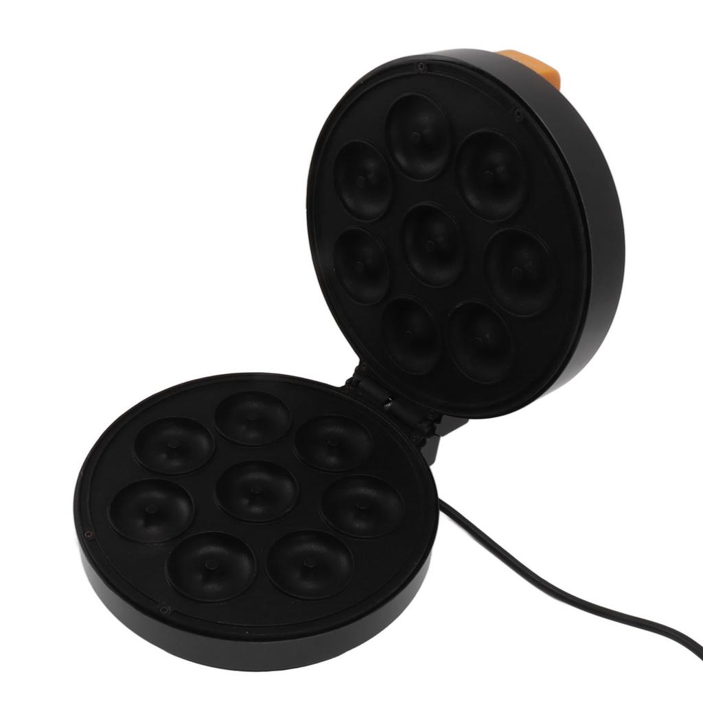 Mini Donut Maker Metal 8 Holes Electric Donut Press Machine with Non Stick Coating for Breakfast