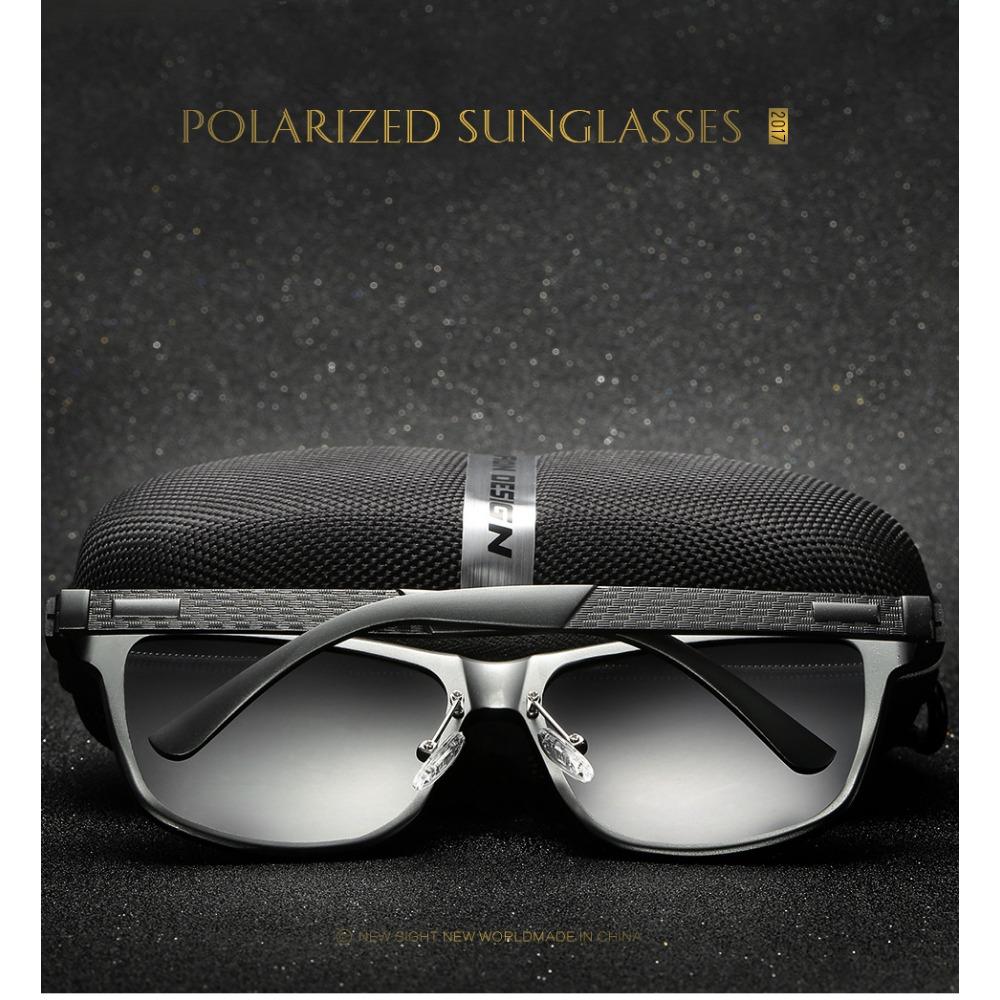 aoron Men's Sunglasses Aluminum Magnesium Colorful Polarizing Glasses, Fishing Driver's Glasses