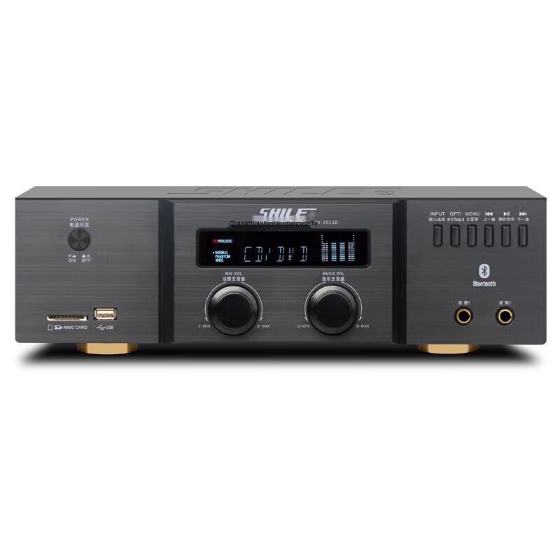 SHILE Conference Audio System with Bluetooth Amplifier and Wireless Microphones CN plug (adapter included)