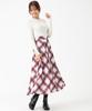 Bias Check Print Skirt/MM537213
