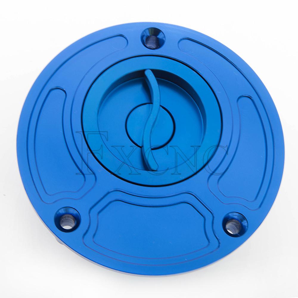 For Suzuki GSXS750 GSX-S750 GSXS GSX-S 750 S750 2017 2018 2019 2020 2021 2022 2023 CNC Aluminum Gas Cap Fuel Tank Cover