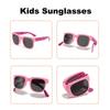 New Fashion Children Foldable Sunglasses Kids Cute Lovely Colorful Travel Eye Protection Glasses Retro Sunglasses For Boys Girls