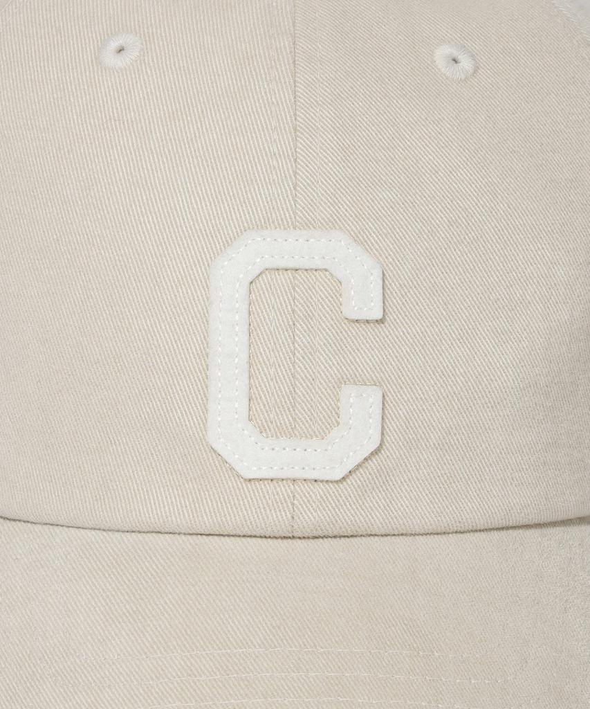 COVERNAT C-Logo Cozy Fit Washed Ball Cap Beige