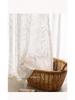 French Lace Embroidery Light-Permeable Privacy Curtains for Balcony, Bedroom, and Living Room
