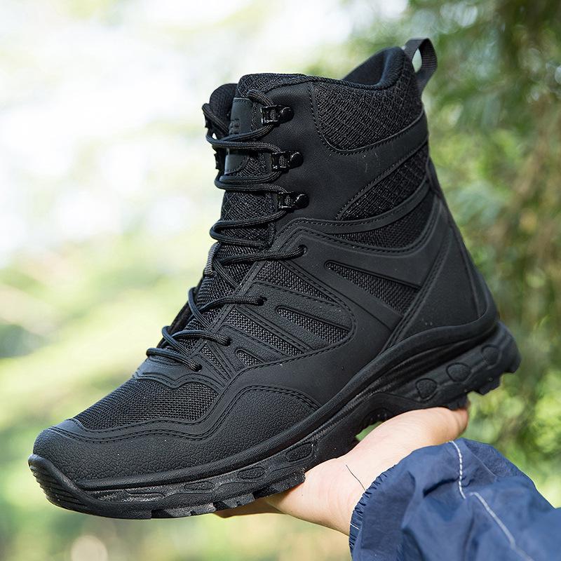 2025 Plus Size Men's Outdoor Tactical Off-road Running Combat Boots