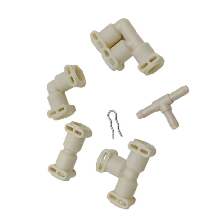 Plastic Water Tube Connector Universal Fit Line Connection Component Suitable for Coffee Machines Corrosion Proof Design