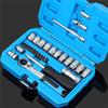 ABJI-Core Ratchet Socket Wrench Kitsocket Kit 29PCS Socket Set Car Repair Tool Auto Repairing Tool Set Ratchet Torque Wrench Com