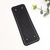 DIY Handcraft Bag PU Leather Bottom Pad 28*10cm Rectangular Handmade Base for Knitted Bag Making Accessories
