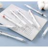 Japanese Minimalist Style Transparent Barrel 0 5mm Retractable Quick Dry St Tip Neutral Gel Pen