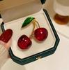 Sweet Cherry Cartoon Brooch - Trendy Women's Corsage Pin for Students
