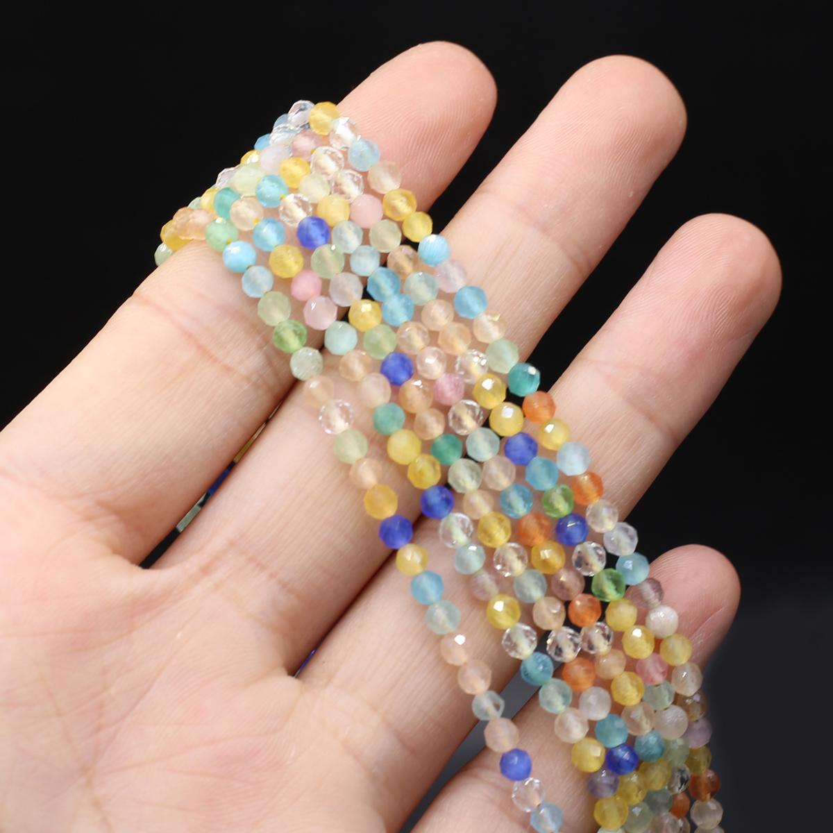 

Бусины из натурального камня опал, круглые изолированные бусины, подвески для изготовления ювелирных изделий, ожерелье, браслет, серьги, аксессуар, размер 3 мм 3mm