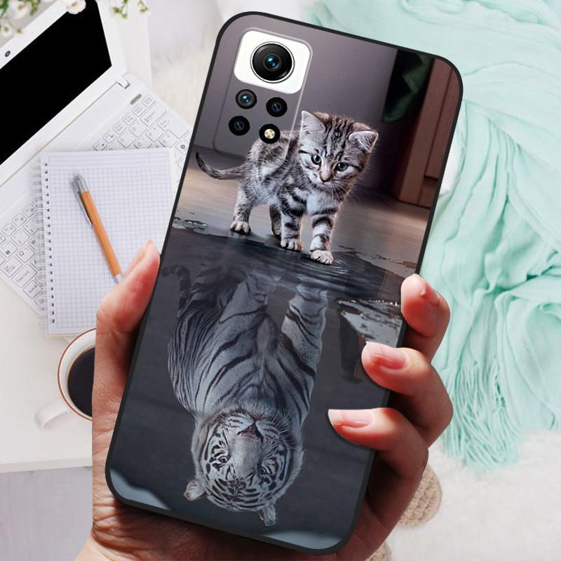 Cover For Redmi Note 12 Pro 4G Case Silicone Painted Soft Protective Black Coque For Xiaomi Redmi Note12 Pro 4G NFC Cartoon TPU