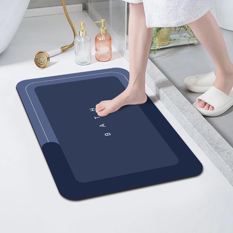Diatom Mud Quick-Dry Anti-Slip Bathroom Floor Mat