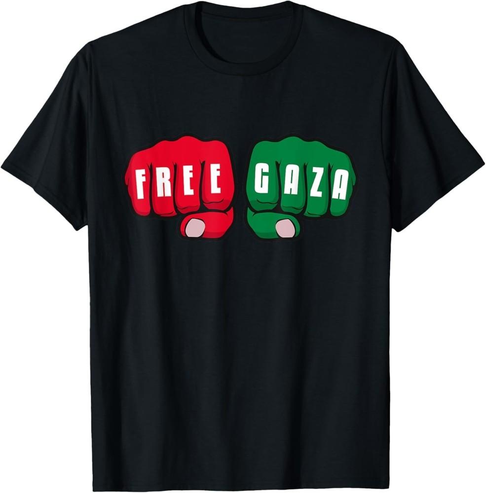 Free Gaza Palestine Gift Palestinian Unisex T-Shirt L