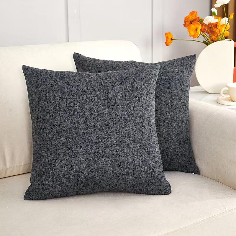 Solid Nordic Style Home Decoration Fluffy Soft Living Room Sofa Pillow Cover Cushion Cover Suitable For Office Bedroom Car