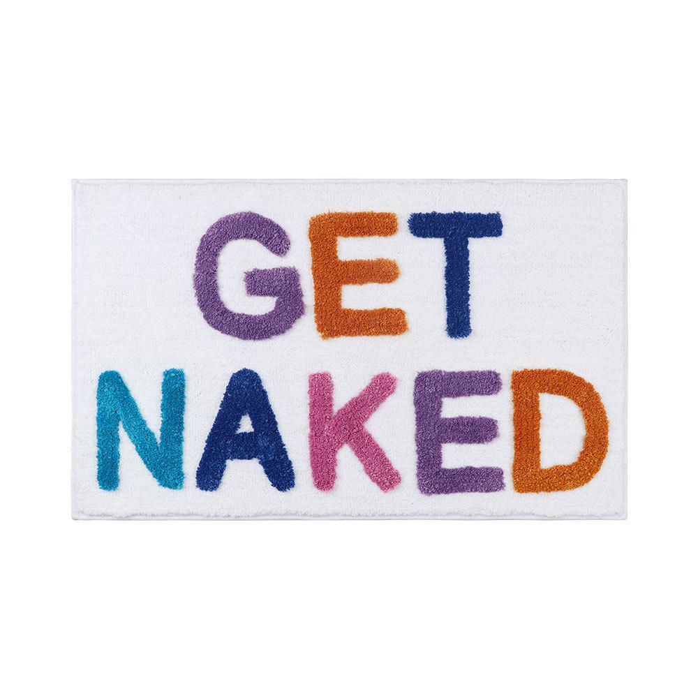 English Jacquard Alphabet Absorbent Floor Mat Home Door Mat Household Flocking Foot Mat Toilet Absorbent Non-slip Bathroom Mat