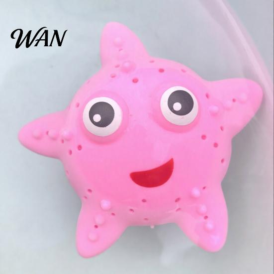 Water Toys For Squeezing Starfish Squirter for Kids Soft TPR Bath Pool Toy Cute Marine Animal Tactile Shape Squeeze to Spray Fun Summer Beach