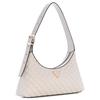 New GUESS Artificial Leather Shoulder Bag Medium Women's Pearl White EQG954117-STO