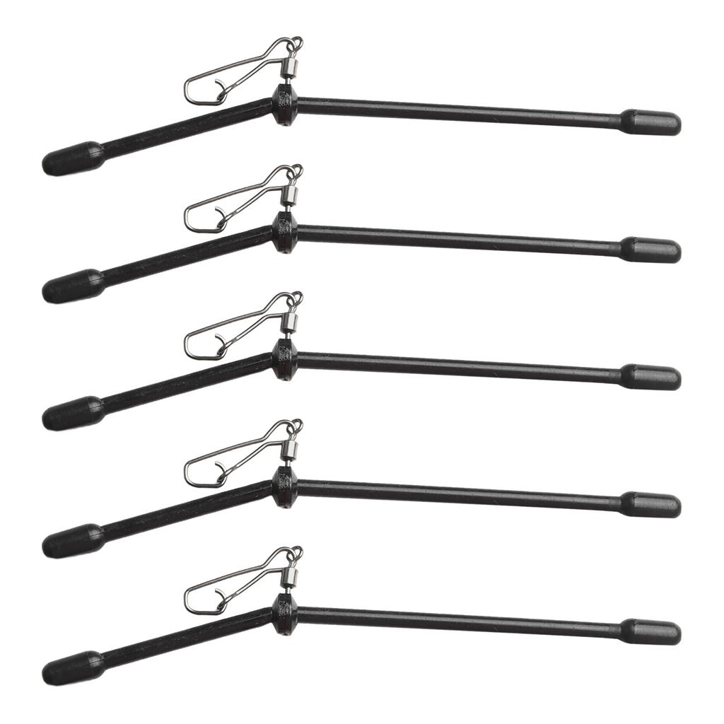 5Pcs Fishing Anti-TangleLure Plastic Balance Snaps Balance Connector Tackle