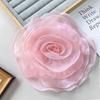 3D Clothing Patch Chest Flower Clothes Appliques Wedding Dress Organza Large Flower Patch  Sewing