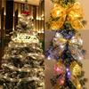 Christmas Decoration LED Ribbon Fairy Lights Christmas Tree Ornaments for Home DIY Bows Light String Navidad New Year 2026