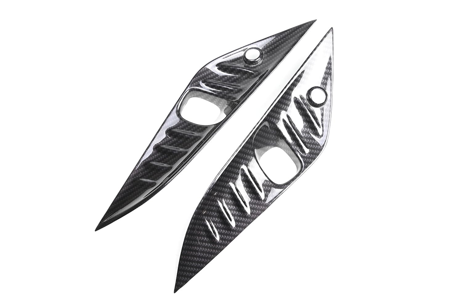 SecondStage Digital Carbon Fiber Fog Lamp Garnish for Toyota Alphard 40 Series (T787DCB)