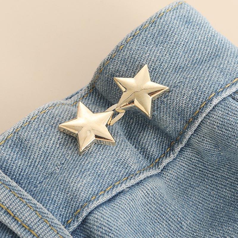 Waist Pants Tightening Make Clip Waist Adjustment Clip Waist Reduction Clasp Line Button Brooches for Garment Decoration NK001