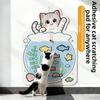 Non-Slip Backing Wall Scratching Mat Wall Mount Furniture Protector New Cat Scratcher Pad  Home Use