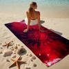 Supernatural Symbol Stylish Digital Printing Beach Towel Quickdrying Absorbent Blanket For Beach Pool Gym Travel Christmas Gift C922142