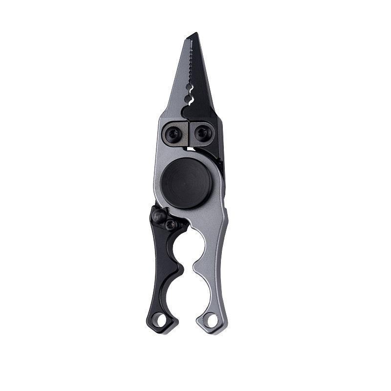 Cutter portabil din aluminiu pentru pescuit cu lamă din oțel tungsten și material de pescuit din PE