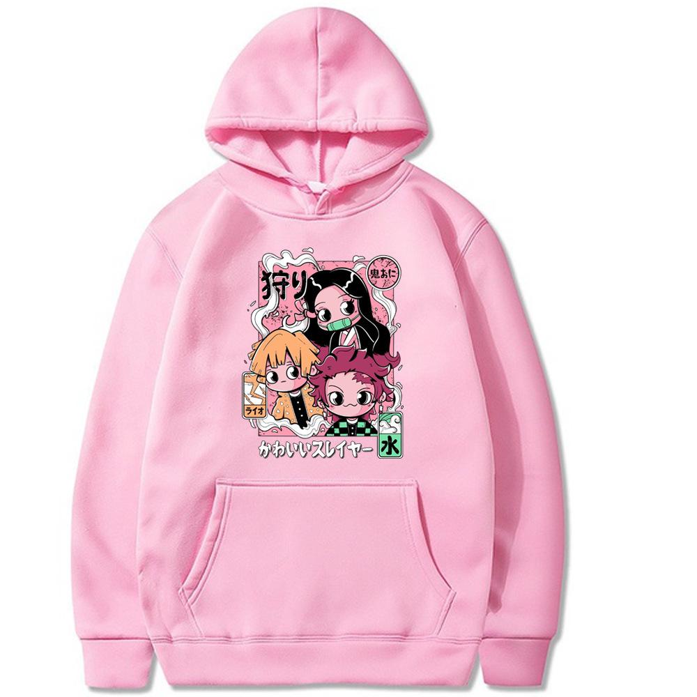 

Худи Камадо Нэдзуко, японская анимация, модный дизайн, мужская, женская, флисовая толстовка оверсайз для пар, уличная одежда 3XL