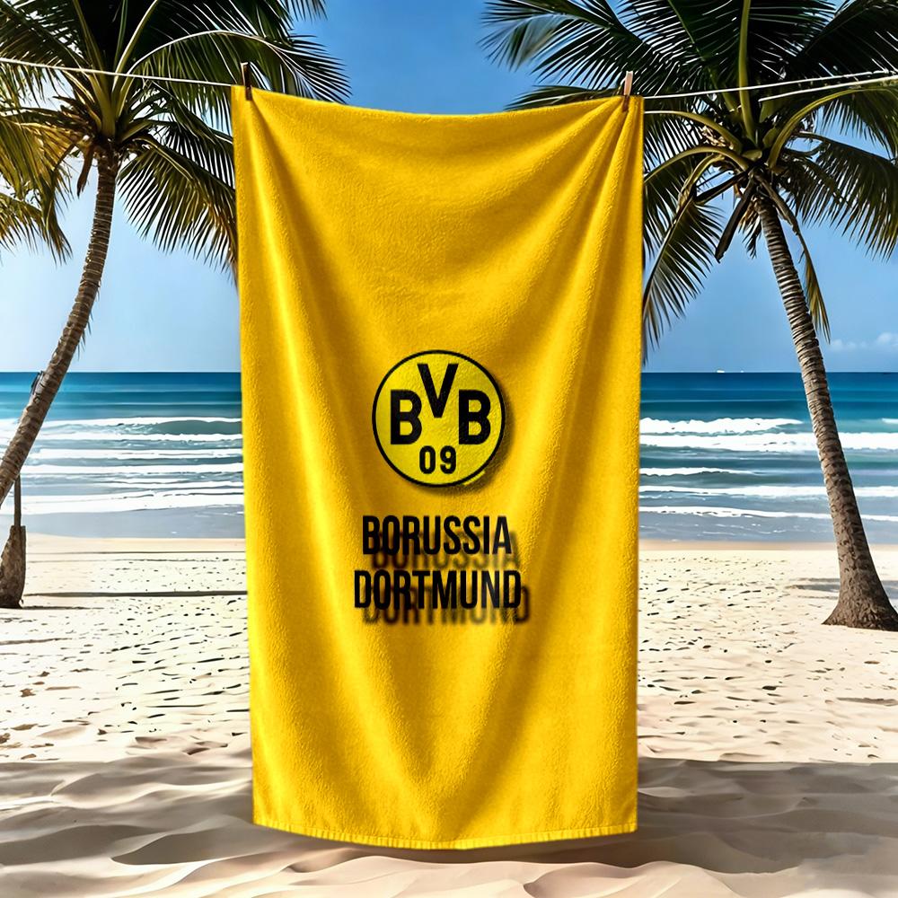Borussia Dortmund Beach Towel Soft Durable Quickdry Comfortable Lightweight Suitable For Sports Travel Swimming Yoga Bathroom Beach And Pool