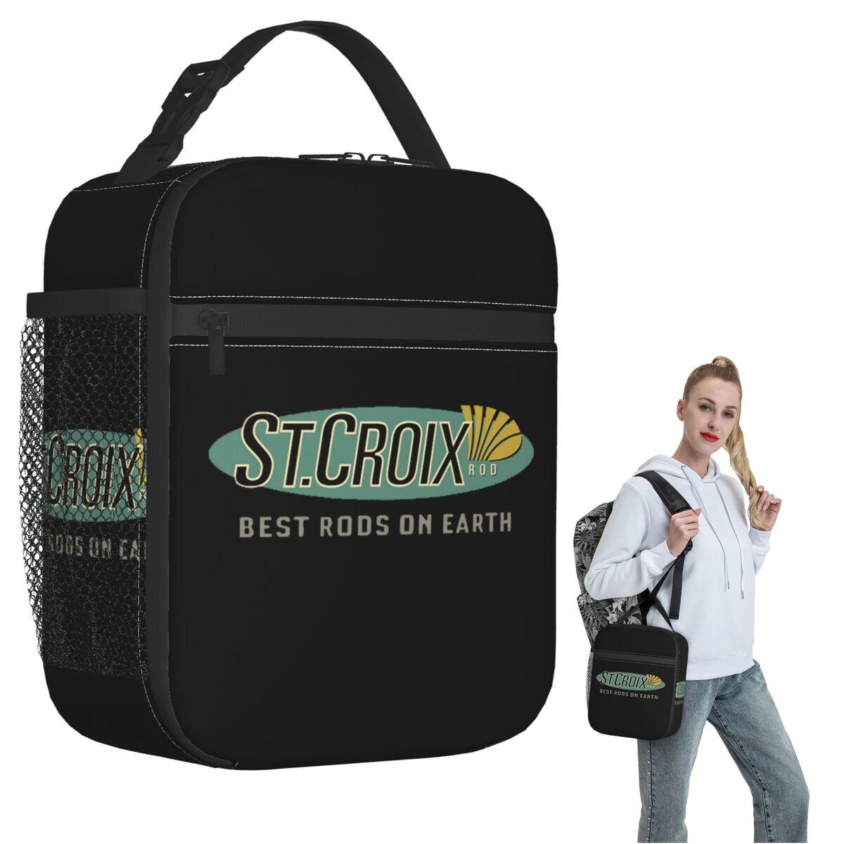 St Croix Insulated Lunch Bag for Women Kids Portable Food Boxes Thermal Lunch Box Tote One Size