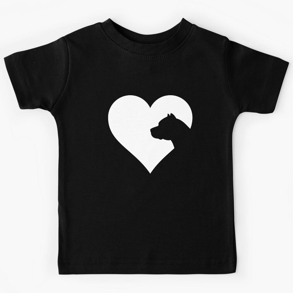 The Heart of the Staffy Lover Kids T-Shirt 120
