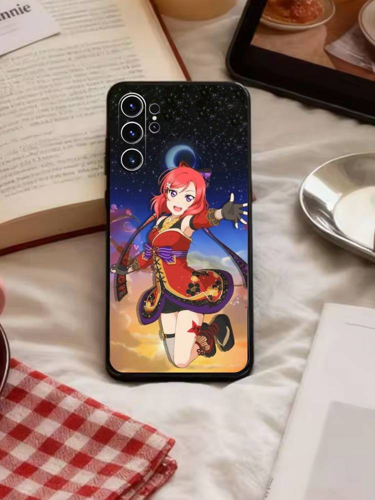 Love Live-Nishikino Maki Handyhülle Für Samsung S26,S25,S24,S23,S22,S21,S20,Plus,Fe,Lite,Andere Schwarze Hülle
