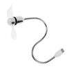Mini USB Flexible Air Cooling Fan USB Small Fan White