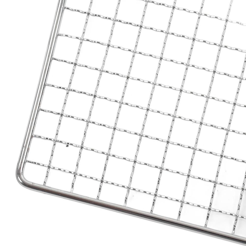 Rust Proof BBQ Grill Wire Mat Cross Wire Baking Rack BBQ Grill Net  Outdoor Cooking Camping Picnics