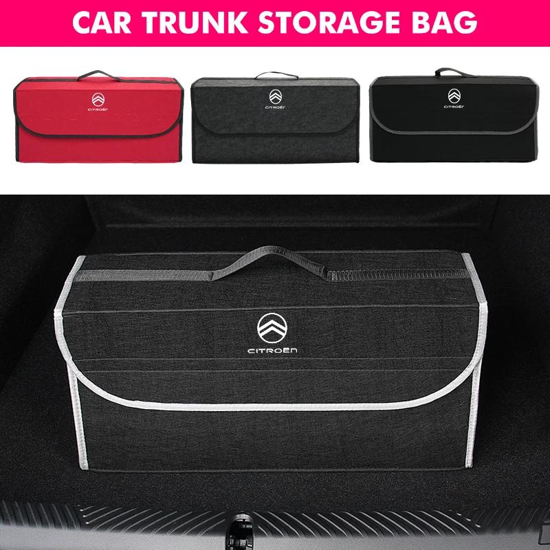 Car Storage Bag Folding Felt Organizer Box Trunk Tool Case For Citroen C4 C3 C5 C1 C2 C6 VTS C4L DS3 DS4 DS5 Grand Berlingo