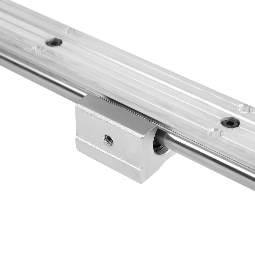 2pcs 1000mm 12mm CNC Linear Grinding Ships, Aluminum Alloy Support Block for Routers, Mills, Lathes