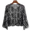 Bead Sequins Detailed Shawl Scarf for Special Occasion Unique Sequined Accessory for Trendy Outfits