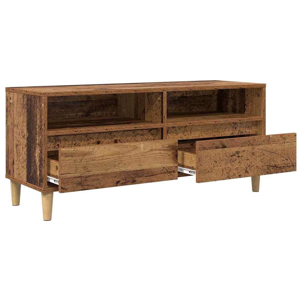 TV Stand Reclaimed Wood Style 100 x 34.5 x 44.5 cm Engineered Wood